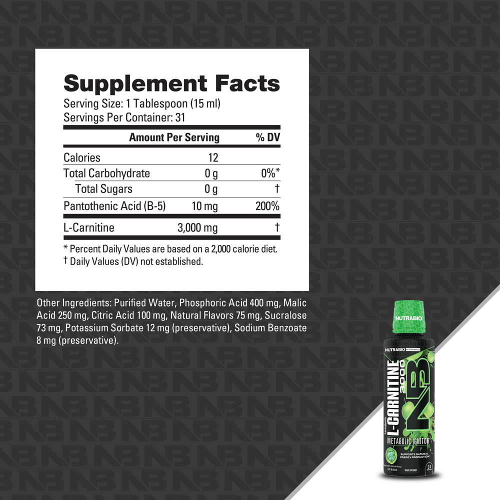 l carnitine mass nutrition Carnitine: Genetic Variants Affecting Mitochondrial Energy and Health LeanShots L-Carnitine (3000mg) Vitality